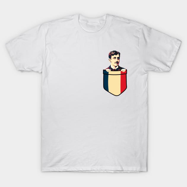 Marcel Proust In My Pocket T-Shirt by Nerd_art